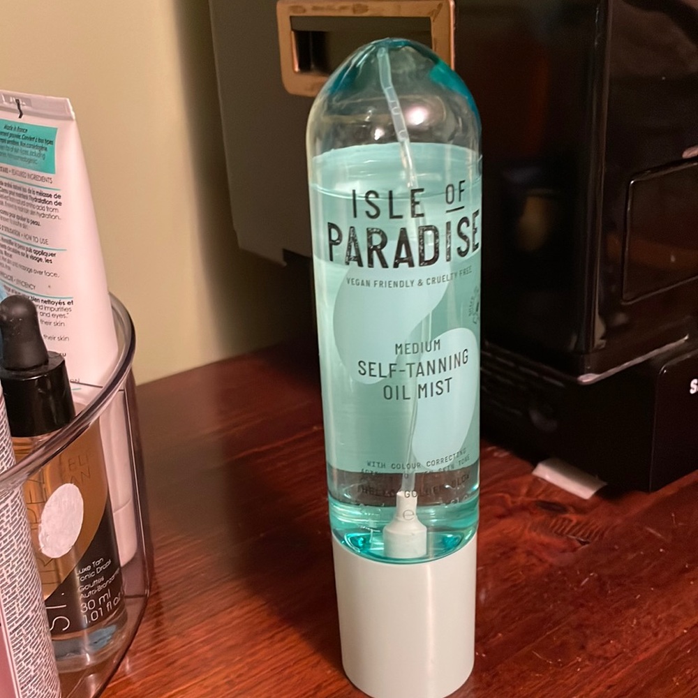 Isle of paradise oil tan medium self tanning